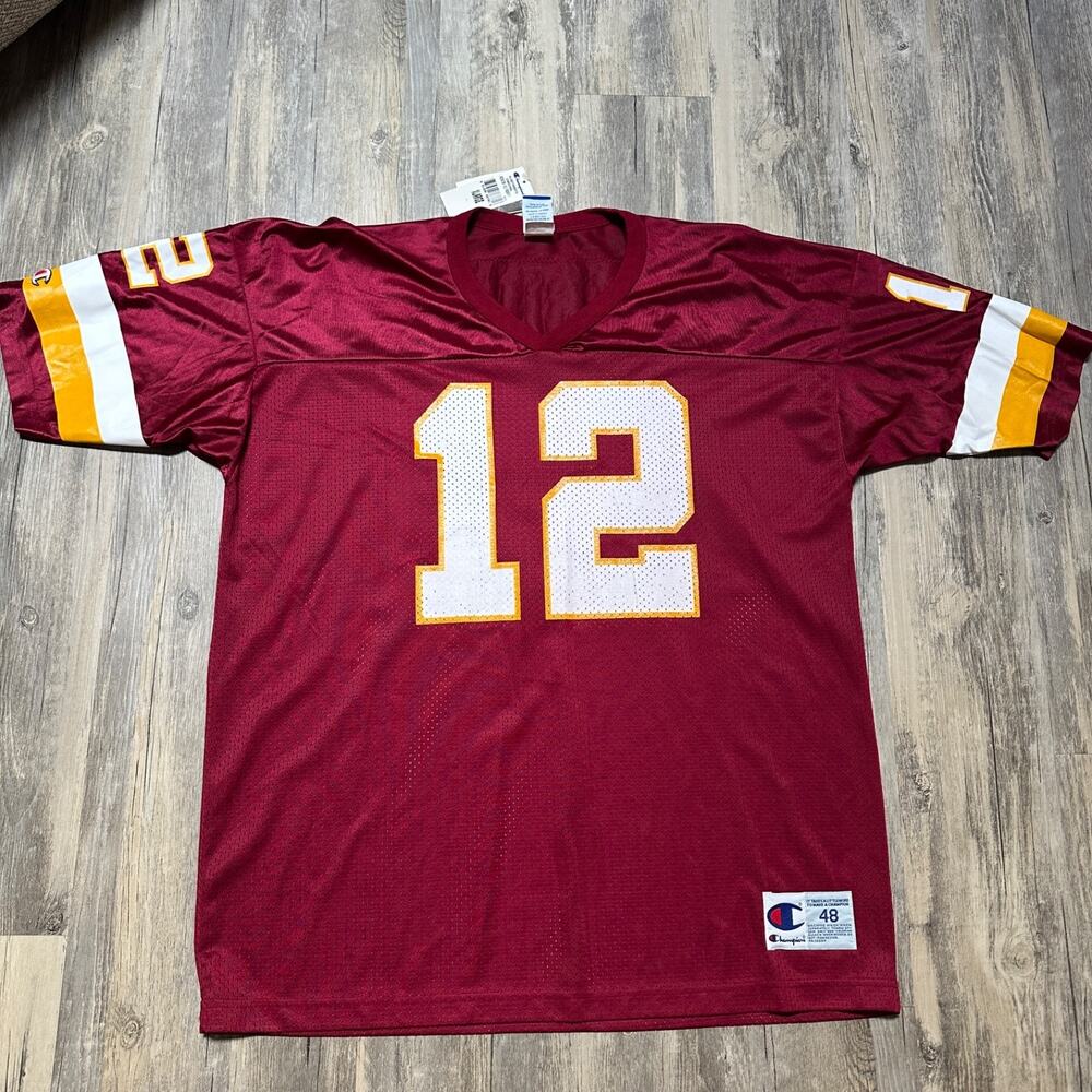 NWT Vintage Champion Washington Redskins Gus Frerotte 12 NFL Jersey XL Pro Line